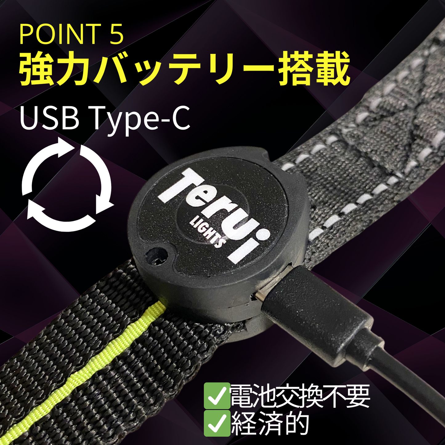 【新モデル】犬 リード led 光る 充電式 ライト ドッグリード 1.2m 小型犬 中型犬 大型犬 送料無料 メール便 即日発送 ペット用品 全長全面ライト付き 夜間 安全対策 TERUI Lights