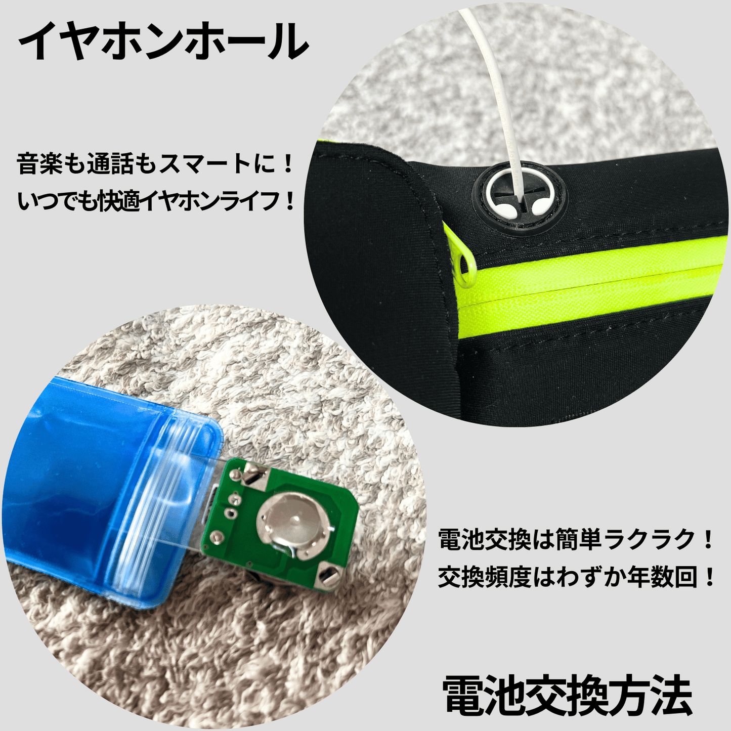 ランニング ポーチ 揺れない スマホ ペットボトル LED 光る 反射板 携帯電話 大容量 小銭入れ ウエストポーチ ジョギング 旅行 送料無料 TERUI Lights